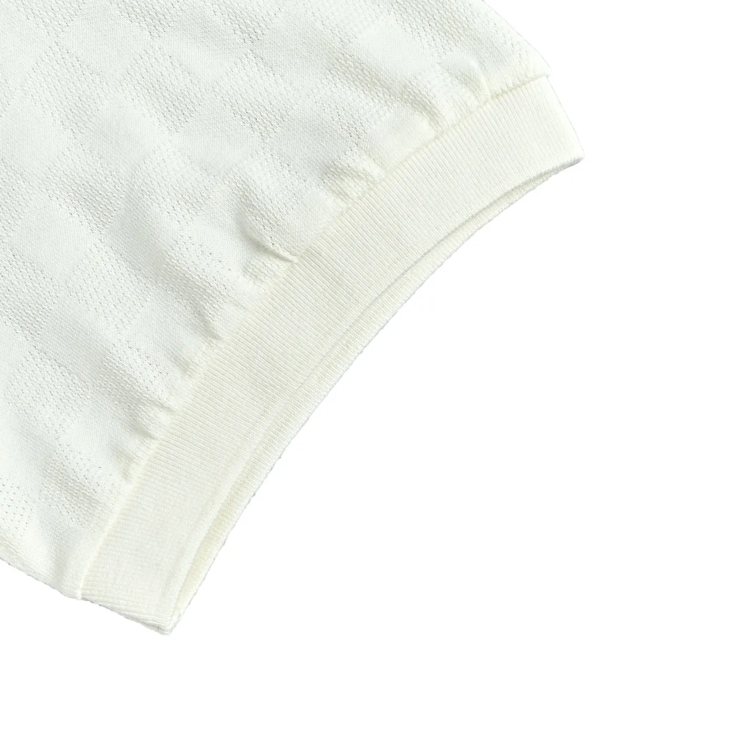 Louis Vuitton/Louis Vuitton dark checkerboard print Polo short sleeves